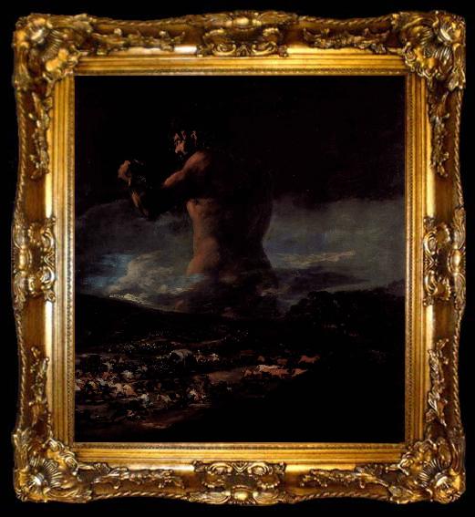 framed  Francisco de Goya Der Kolob, ta009-2
